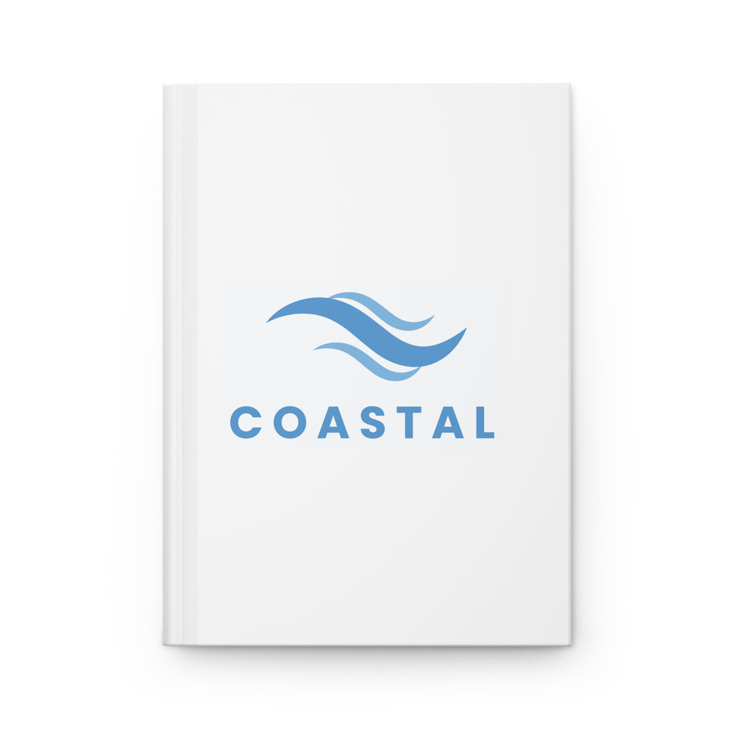 COASTAL Lined Hardcover Journal (Engraved)